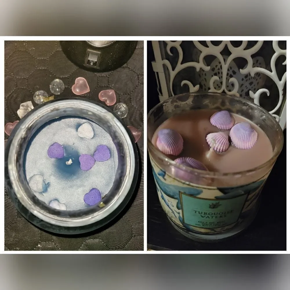Handmade scented decorative candle